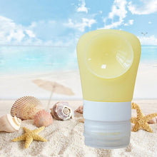 Hot 48*35*86mm 38ML Travel Packing Silicone Press Bottles Set Lotion Shampoo Bath Container 100% brand high quality Anne