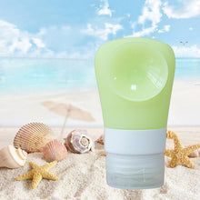 Hot 48*35*86mm 38ML Travel Packing Silicone Press Bottles Set Lotion Shampoo Bath Container 100% brand high quality Anne