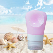 Hot 48*35*86mm 38ML Travel Packing Silicone Press Bottles Set Lotion Shampoo Bath Container 100% brand high quality Anne