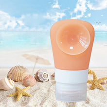 Hot 48*35*86mm 38ML Travel Packing Silicone Press Bottles Set Lotion Shampoo Bath Container 100% brand high quality Anne