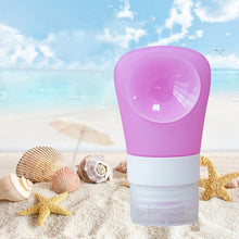 Hot 48*35*86mm 38ML Travel Packing Silicone Press Bottles Set Lotion Shampoo Bath Container 100% brand high quality Anne