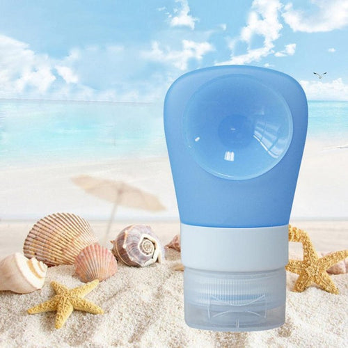 Hot 48*35*86mm 38ML Travel Packing Silicone Press Bottles Set Lotion Shampoo Bath Container 100% brand high quality Anne