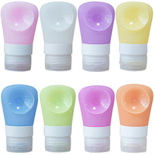 Hot 48*35*86mm 38ML Travel Packing Silicone Press Bottles Set Lotion Shampoo Bath Container 100% brand high quality Anne