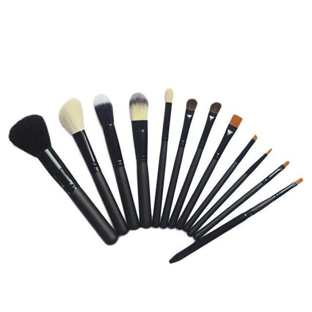 Hot Fashion Novelty 12PCS Cosmetic Makeup Brush Brushes Set Foundation Powder Eyeshadow tools makeup Anne