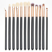 Hot Fashion Novelty 12pcs Eye Brush Set Cosmetics Concealer Eyeliner Blending Eyeshadow Brushes eye brush Anne