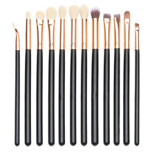 Hot Fashion Novelty 12pcs Eye Brush Set Cosmetics Concealer Eyeliner Blending Eyeshadow Brushes eye brush Anne
