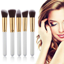 Hot Fashion Novelty 5PCS Cosmetic Set Eyeshadow Foundation Wood Pro MakeUp Brush Tools Anne
