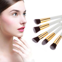 Hot Fashion Novelty 5PCS Cosmetic Set Eyeshadow Foundation Wood Pro MakeUp Brush Tools Anne