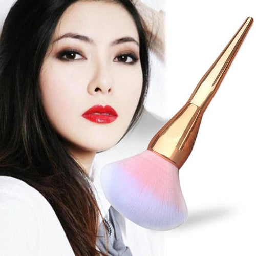 Hot Fashion Novelty Makeup Cosmetic Brushes Kabuki Face Blush Brush Powder Foundation Tool professional makeup carrying Anne