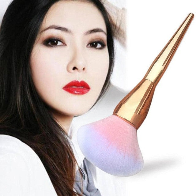 Hot Fashion Novelty Makeup Cosmetic Brushes Kabuki Face Blush Brush Powder Foundation Tool professional makeup carrying Anne