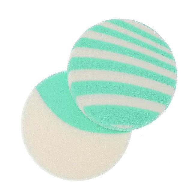 Hot Fashion Novelty Sponge Material 2Pcs Pro Beauty Flawless Sponge Makeup Foundation Puff Brush Anne