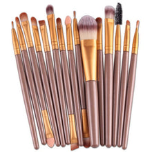 Hot Fashion Novelty Synthetic Hair 15 pcs/Sets Eye Shadow Foundation Eyebrow Lip Brush Makeup Brushes Tool Anne