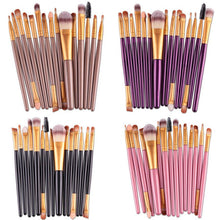 Hot Fashion Novelty Synthetic Hair 15 pcs/Sets Eye Shadow Foundation Eyebrow Lip Brush Makeup Brushes Tool Anne
