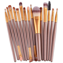 Hot Fashion Novelty Synthetic Hair 15 pcs/Sets Eye Shadow Foundation Eyebrow Lip Brush Makeup Brushes Tool Anne