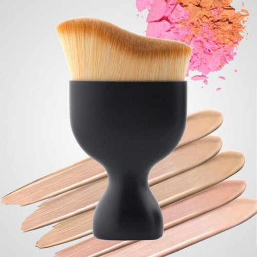 Hot Fashion Novelty nylon wool Material Portable Makeup Cosmetic Brush Face Blush Brush Powder Brush Foundation Use Anne