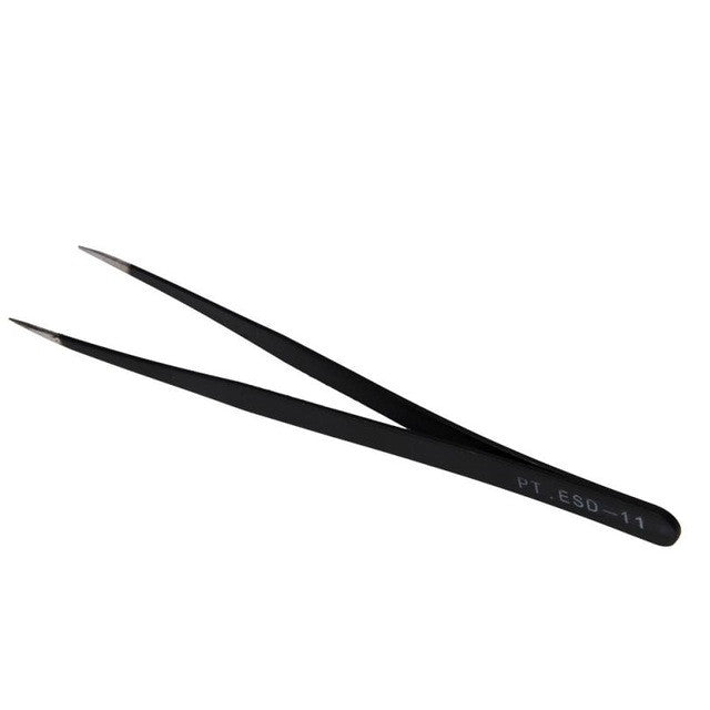 Hot Fashion Novelty processed in high temperature Precision Tweezer Antistatic Tweezers Stainless Tweezers Model 11 Anne
