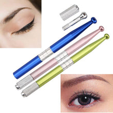 Hot Fresh Fashion Permanent Makeup Tattoo Pen Tattoo Machine Eyebrow Pen Gift Stainless Steel Material Anne