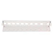 Hot Sale 33.5*5.6*0.4cm 10 Holes Brush Storange PlaceOrganizer Clear Acrylic 10 Lattices Cosmetic Display Shelf 2017 Anne