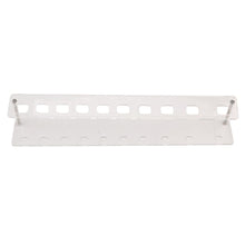 Hot Sale 33.5*5.6*0.4cm 10 Holes Brush Storange PlaceOrganizer Clear Acrylic 10 Lattices Cosmetic Display Shelf 2017 Anne