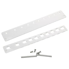 Hot Sale 33.5*5.6*0.4cm 10 Holes Brush Storange PlaceOrganizer Clear Acrylic 10 Lattices Cosmetic Display Shelf 2017 Anne