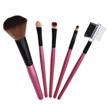 Hot Sale 5pcs Cosmetic Brush Makeup Brush Set tools Make-up Toiletry Kit Wool Make Up Brush Kits Eyeshadow Eyeliner Foundation