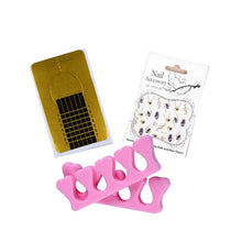 Hot Sale 9W Dryer Lamp Tube UV Gel Kit Brush Buffer Guides Toe Seperator Glitter Powder Liquid Tools Nail Tips Glue DIY Kit Anne