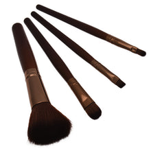 Hot Selling 4pcs Coffee Color Makeup Brushes Professional Cosmetic tools Women New