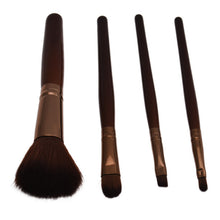 Hot Selling 4pcs Coffee Color Makeup Brushes Professional Cosmetic tools Women New