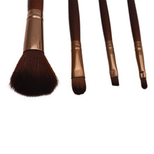 Hot Selling 4pcs Coffee Color Makeup Brushes Professional Cosmetic tools Women New