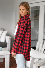 Hot Selling Long Sleeve Plaid Shirts For Women Red Pocket Casual Women Tops Cotton Long Shirt Women Blouses Spring 2016