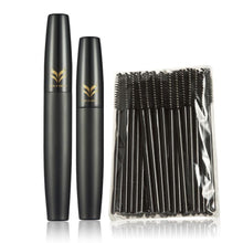 Huamianli Hot Sale 100% Brand new and high quality 50pcs Disposable Black Eyelash Curler + 3D Mascara Makeup Combination Anne