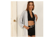 Knitting Patchwork Chiffon Cardigan Black Blouse Full Sleeve See Through Women Casual Summer Blouses 2016 Women Fall Blouse Fall