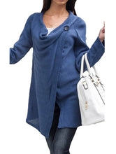 Knitting Solid Cardigans Grey Full Sleeve O-Neck Blue Button Sweater 2016 Women New Arrival Fashion Open Stitch Sweater