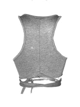 Knotted Front Tops Crops For Summer Fashion Vest Sleeveless Casual Tank Sexy Tie Up Top Summer Cropped Tank Top For Women