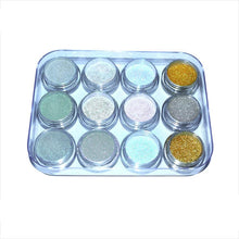 LULAA 12 Colors Nail Glitter Powder Shinning Nail Mirror Powder Makeup Art DIY Chrome Pigment With Sponge Stick Most Popular