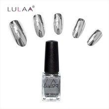 LULAA Brand High Quality 6ml New Nail Gel Polish Mirror Effect Varnish Soak Off Top Base Coat can safe to use 2017 Anne