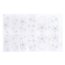 Lace Diamond Flower Stickers Nail Art Tips 100% new and high quality Sticker is waterproof normal wash bath not be affected