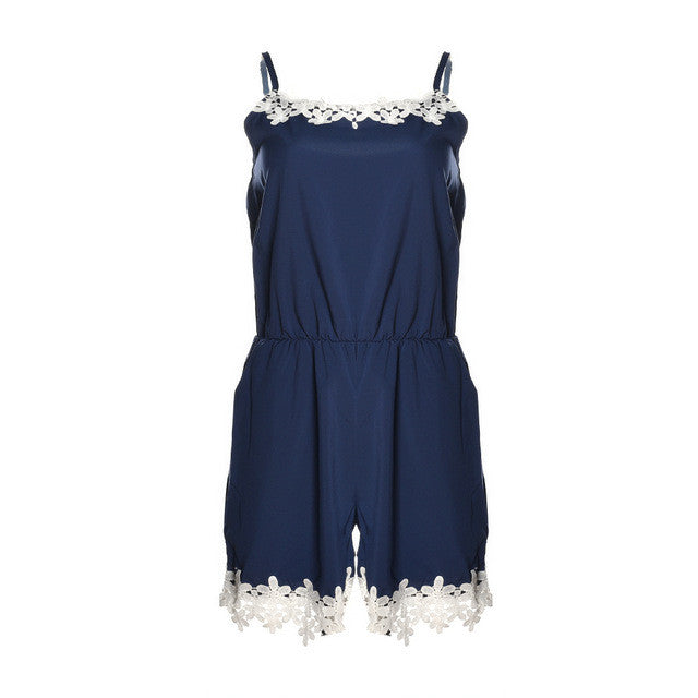 Lace Overall Women Strap Ladies Overall Monos For Women Playsuit Jumpsuits Bodysuit Rompers Womens Jumpsuit Combinaison Femme