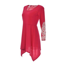 Lace Women Dress Rose Long Sleeve Women Clothes Vestido Robe Casual Summer Style Dress Mini Dresses Vestidos