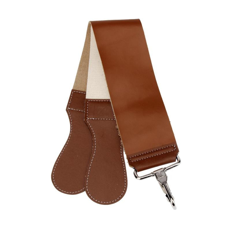 Leather,canvas Material ZY Barber Shaving Leather Strop Double Layer Razor Cloth Sharpener Strap Anne