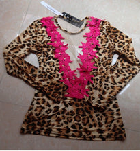 Leopard Print Ladies Chiffon Blouses Long Sleeve Shirt Women Blouse Camisas Blusas Femininas Women Clothing Casual Women Tops
