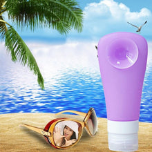 Lightweight Cute and Portable Travel Packing Silicone Press Bottles Set Lotion Shampoo Bath Container Anne