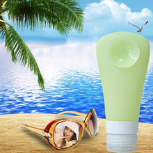 Lightweight Cute and Portable Travel Packing Silicone Press Bottles Set Lotion Shampoo Bath Container Anne