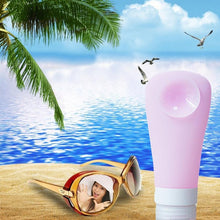 Lightweight Cute and Portable Travel Packing Silicone Press Bottles Set Lotion Shampoo Bath Container Anne