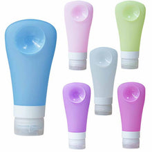Lightweight Cute and Portable Travel Packing Silicone Press Bottles Set Lotion Shampoo Bath Container Anne