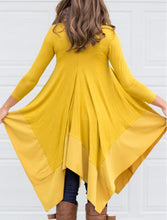 Long Shirt Women High Low Shirt Handkerchief Blouse Loose Oversized Shirts Plus Size Women Clothing Tunic European Style Fashion