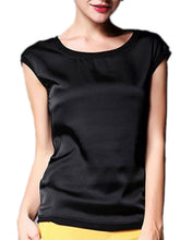 Loose Blue Faux Silk Chiffon Blouse Casual Black Plus Ssize Women Summer Tops Blouse Women Fashion Clothes Women 2017 New