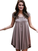 Loose T Shirt Dress Simple Loose Mini Short Night Dress Casual New Arrivals 2016 New Woman Dresses 2016 Girl Lady Summer