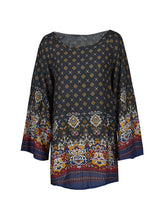 Loose Tribal Pattern Ethnic Print Dress New Arrivals 2016 Women Dresses Women Clothing 2016 Bohemian Dress Boho Lady Summer