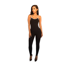 Low Back Bodycon Jumpsuit Women Sexy Bodysuits Rompers Sexy Spaghetti Strap Black Sexy One Piece Playsuit Outfits For Women